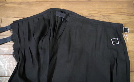 O'neil of Dublin, ˡ륪֥֥, NOD0901, Low Waist Pleats Wrap Skirt with Pin