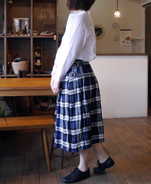 O'neil of Dublin, ˡ륪֥֥, NOD1701, Low Waist Pleats Wrap Skirt with Pin