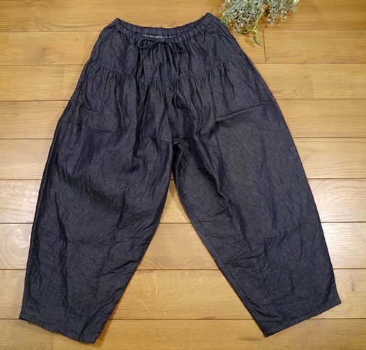 Gauze#, ガーゼ, G763, インディゴクリムトパンツ, Indigo Klimt Pants