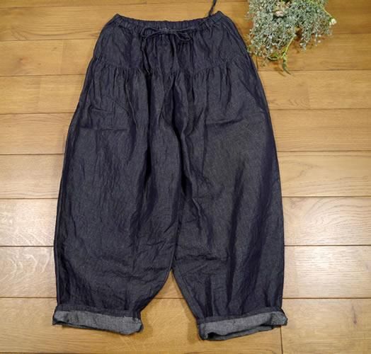 Gauze#, ガーゼ, G763, インディゴクリムトパンツ, Indigo Klimt Pants