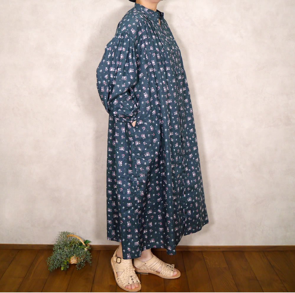 ポイント5倍 ICHIアンティークス LINENHANDDYEDRESS | www.hostland.co.il