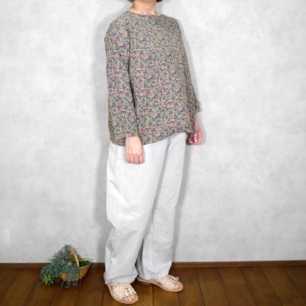 ARMEN/ アーメン/ NAM1203KCL/ Cotton linen One Tuck Pants
