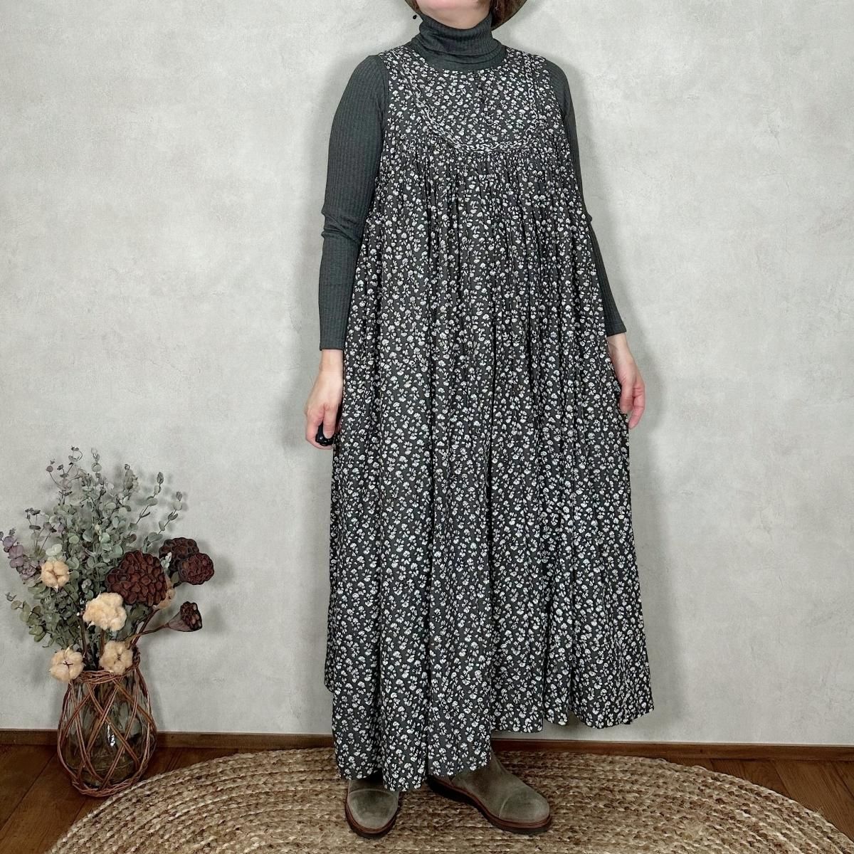 maison de soilメゾンドソイルQUILTED PRINT パンツ-