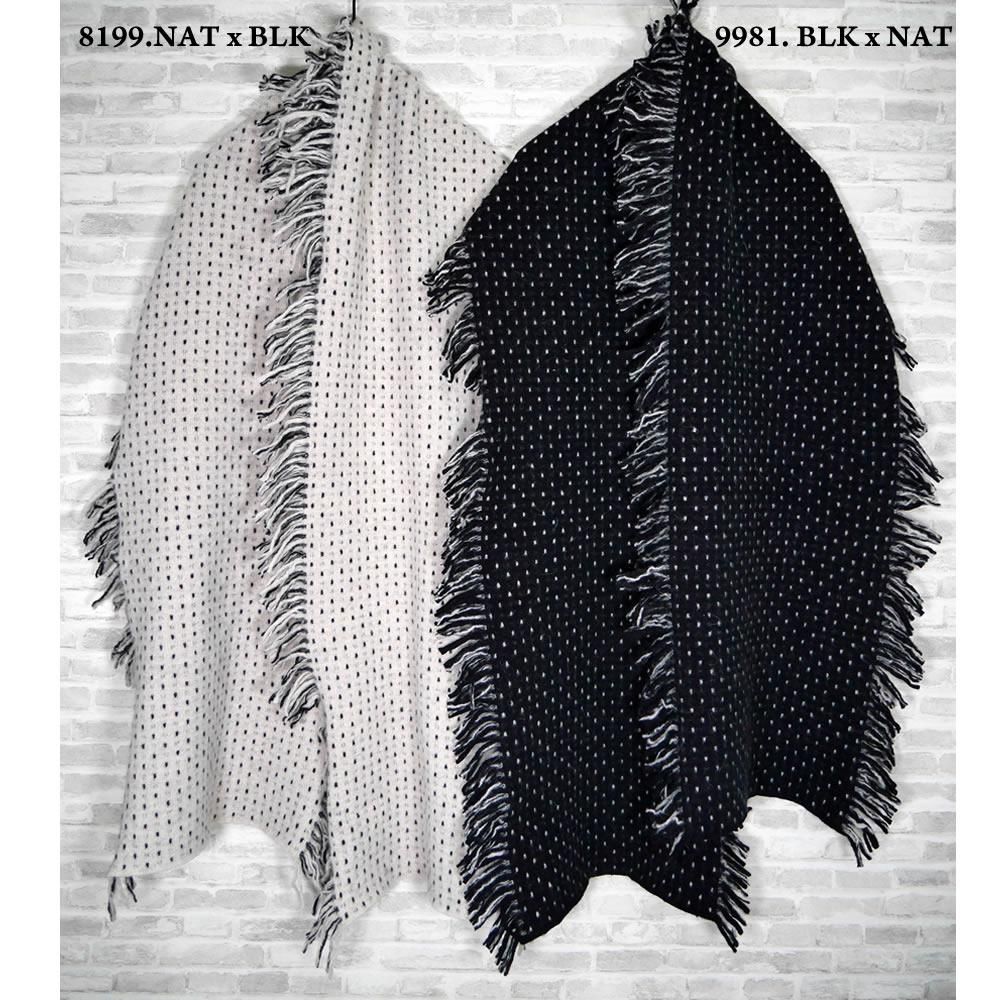 Gren Gordon, グレンゴードン, NGS2352, Polkadot Side Fringe Scarf