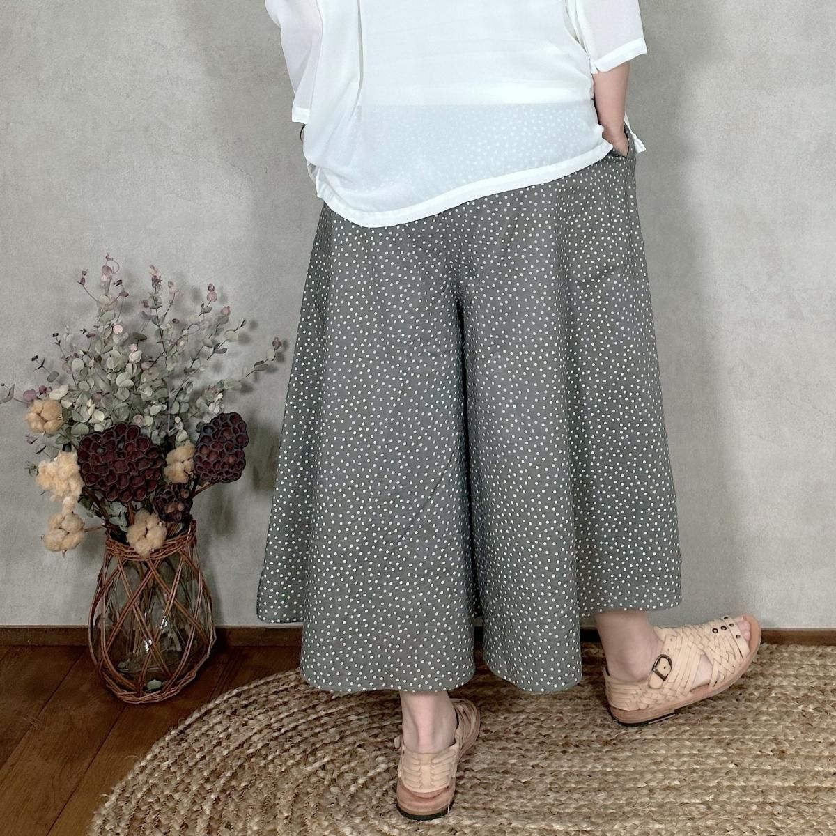 ショートパンツ レディース ナイロン 撥水加工 キュロット