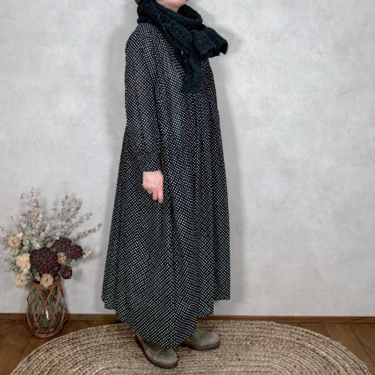 maison de soil, メゾンドソイル,CNMDS2451A, Boucle Plain Stittch Stole maison de soil, メゾンドソイル,CNMDS2451A, Boucle Plain Stittch Stole