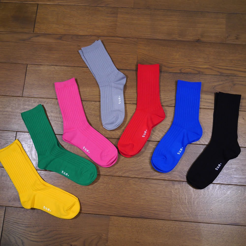 <img class='new_mark_img1' src='https://img.shop-pro.jp/img/new/icons11.gif' style='border:none;display:inline;margin:0px;padding:0px;width:auto;' />tus+/ T001 Basic Color Socks