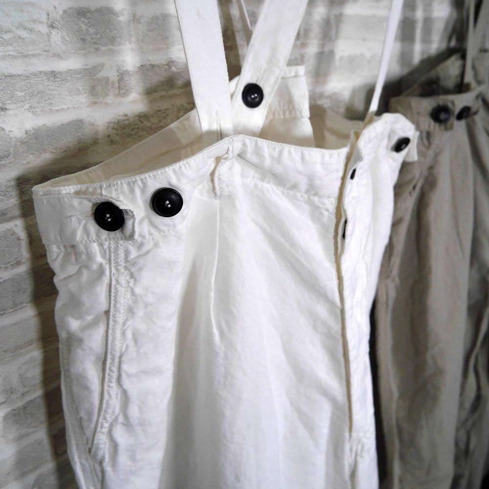 ARMEN/ アーメン/ ISNAM2502D/ Linen Cotton Adjuster Tack Pants