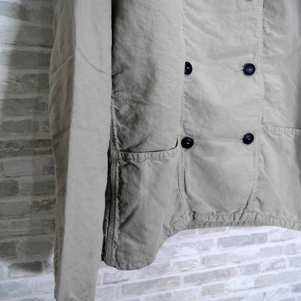 ARMEN/ アーメン/ ISNAM2402D/ Linen Cotton Round Collar Coat