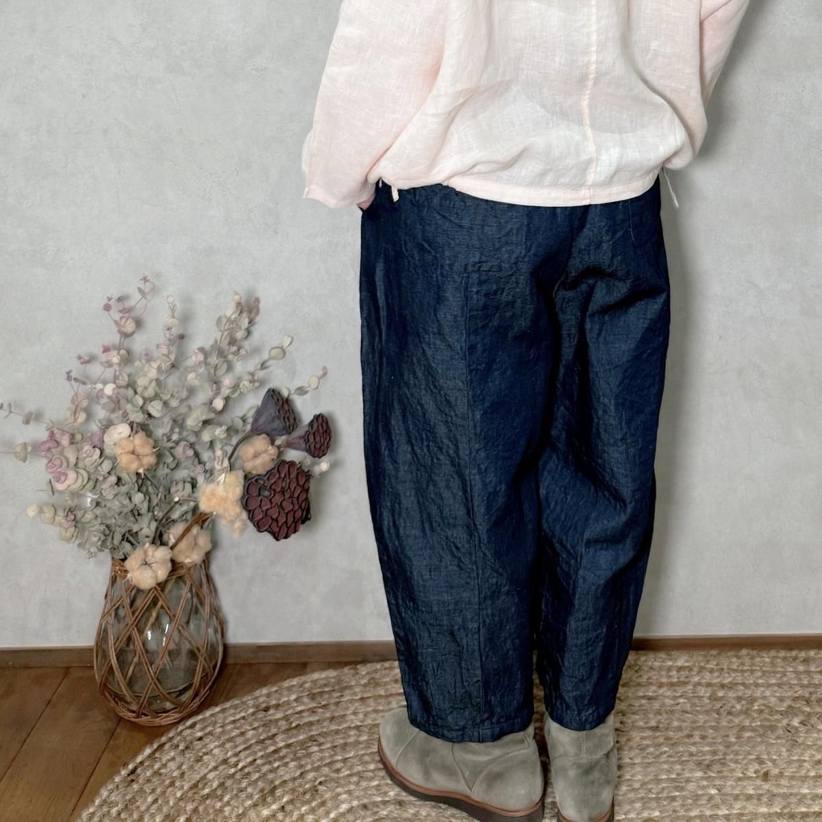 売り切り☆一度着用！Gauze# ガーゼ コットン チャーリー デニム パンツ 楽天市場】Gauze# ガーゼ コットン チャーリー デニム パンツ