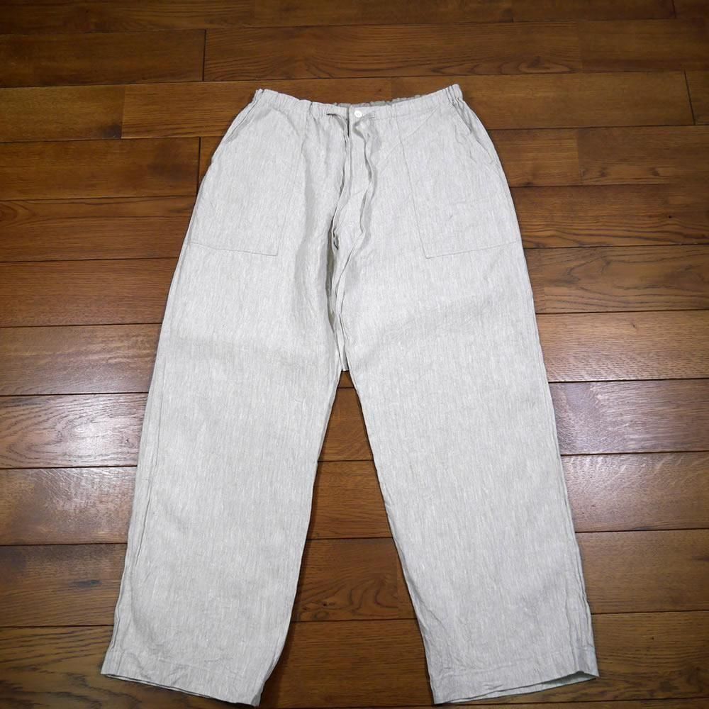 イチ ichiAntiquités Cotton Sarrouel Pants Namu Shop - Ichi Antiquites Linen Denim Sarouel Pants - Navy