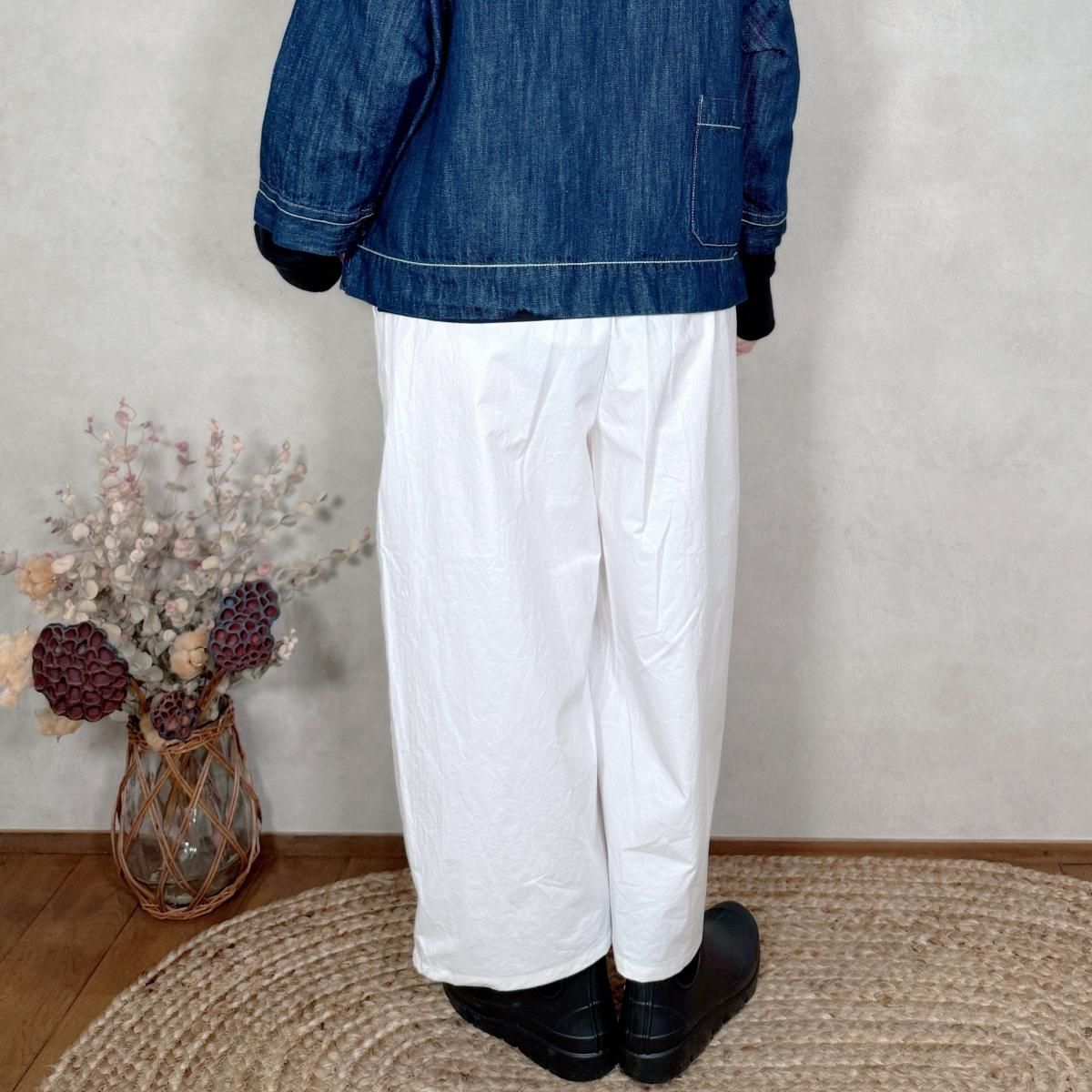 gram, (g), グラム, g619, リラックスコットンワイドパンツ, ぐらむ