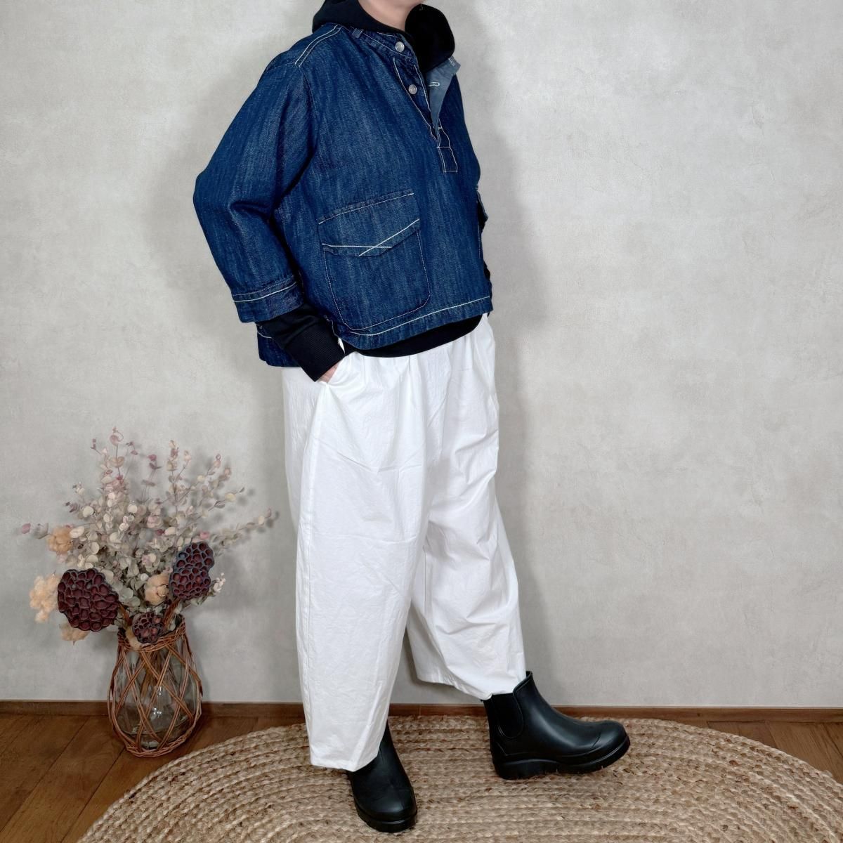 gram, (g), グラム, g619, リラックスコットンワイドパンツ, ぐらむ