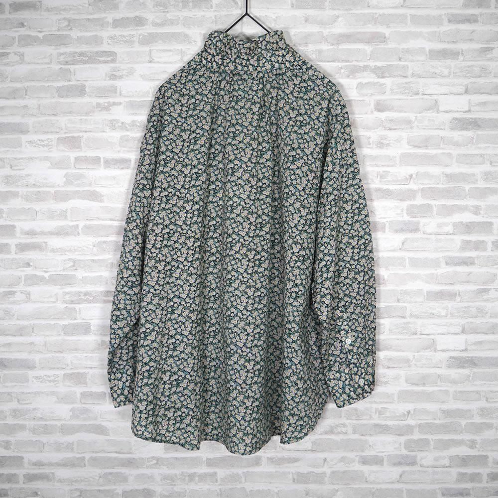 LABORATORY リバティー　フリルブラウス LABORATORY リバティー フリルブラウス