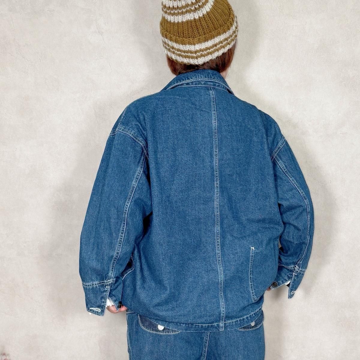 tumugu, ツムグ, TB25330, インディゴ10ozデニムカバーオール