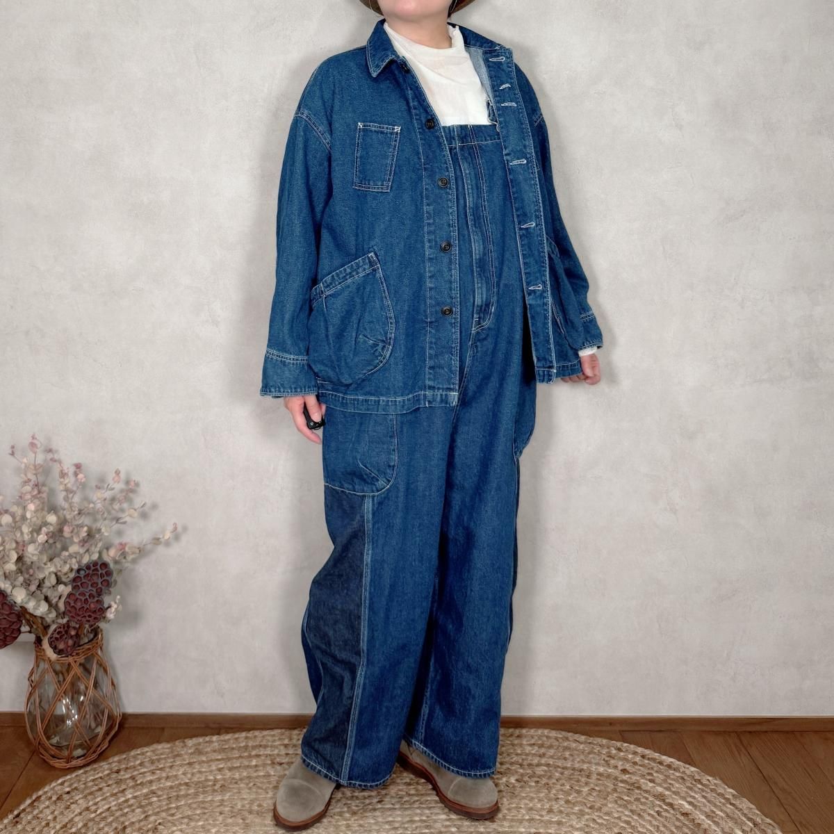 CUSTMAN インディゴデニム カバーオール CIOTA インディゴスビンコットン デニムカバーオール | 大阪心斎橋の