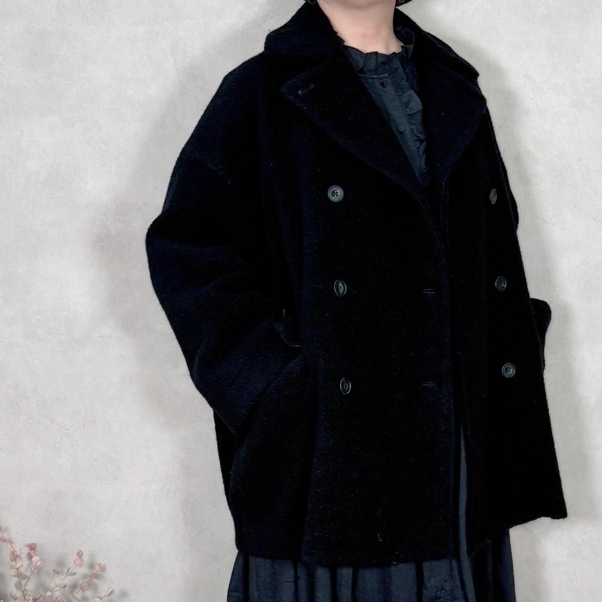 <img class='new_mark_img1' src='https://img.shop-pro.jp/img/new/icons11.gif' style='border:none;display:inline;margin:0px;padding:0px;width:auto;' />maison de soil ᥾ɥ/ JNMDS2451 Recycle BOA Wool Double Over Coat