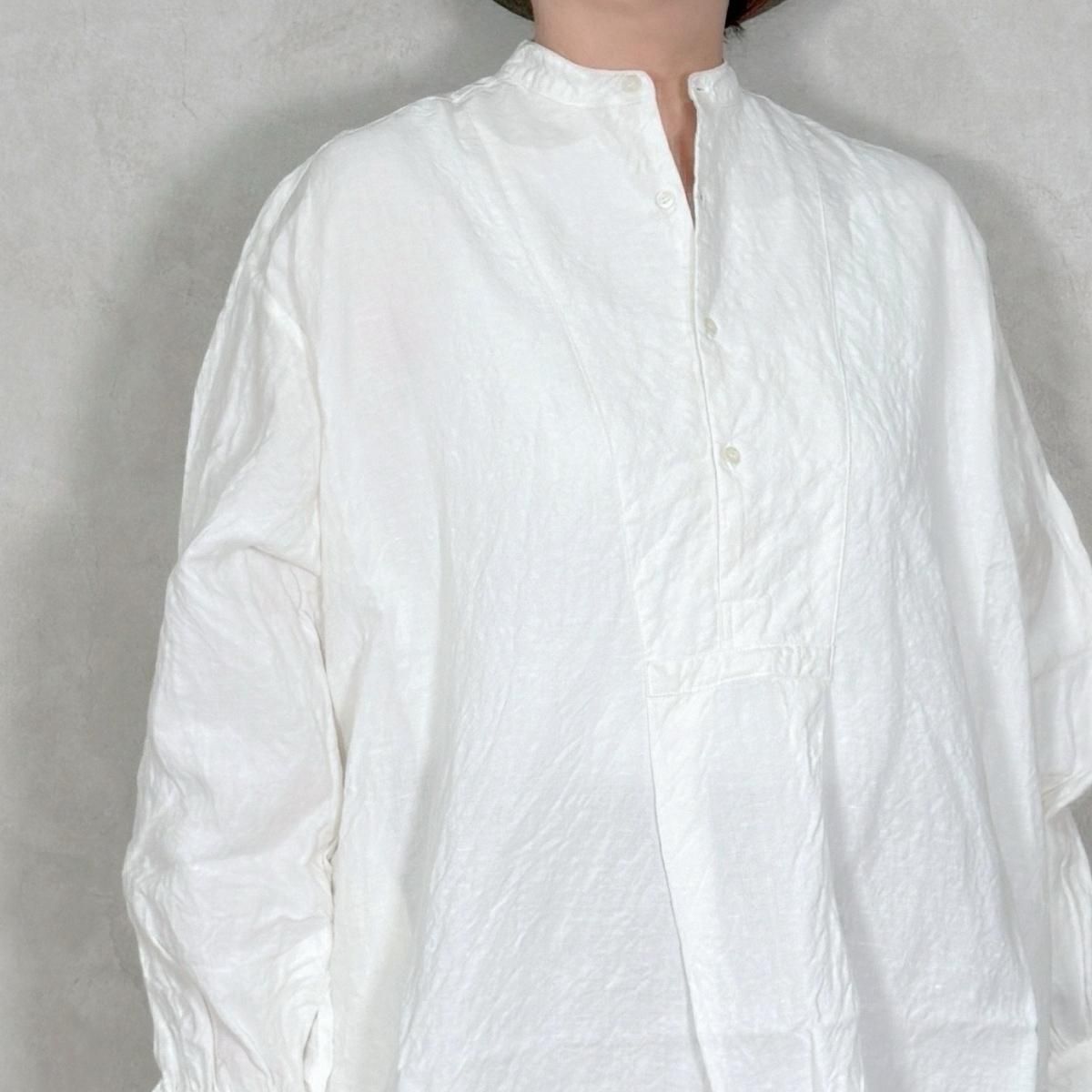 リネンエプロン　grin ichi koloni ネストローブ ヴェリテクール リネンエプロン Gray | mikke