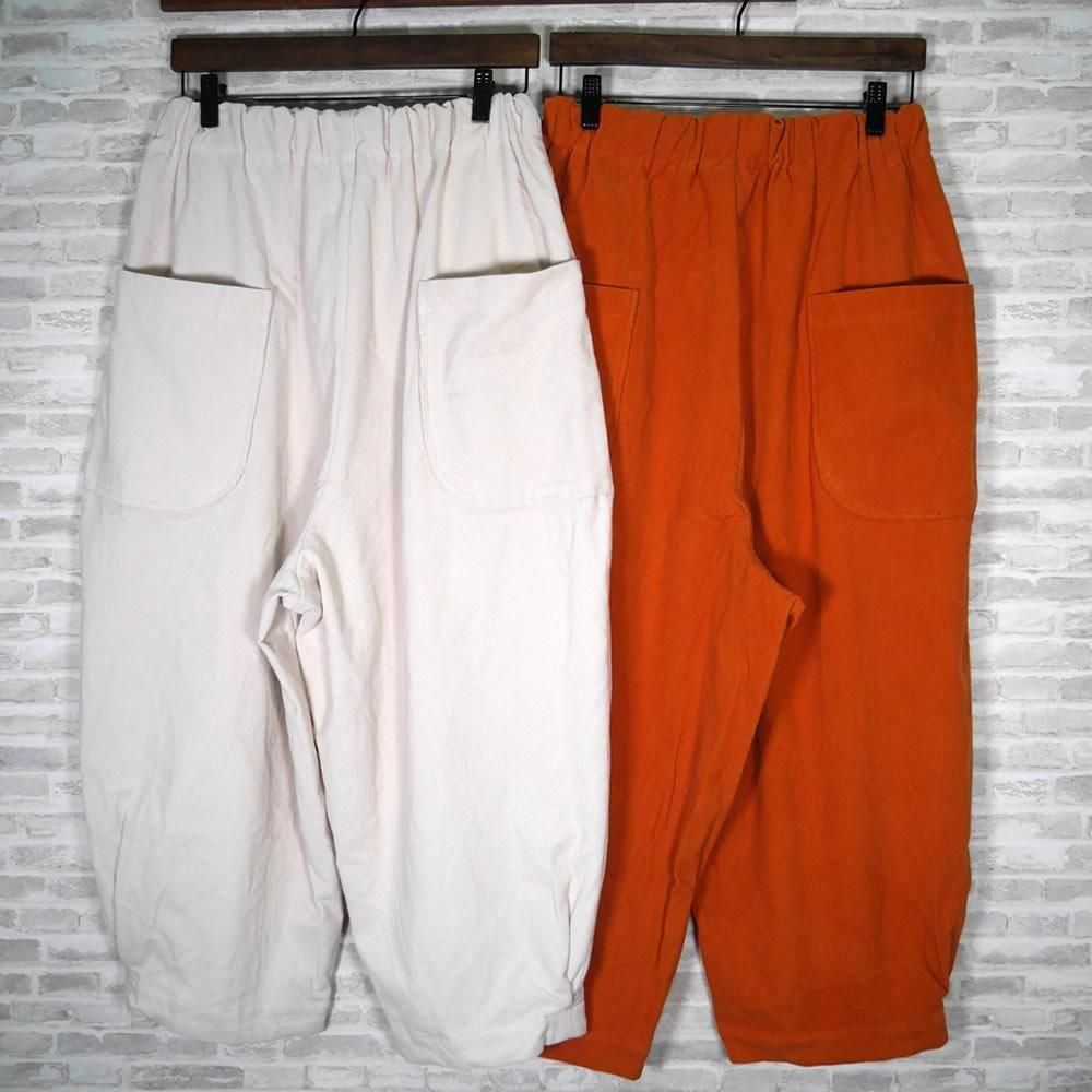 tumugu, ツムグ, TB25334, ソフトコーデュロイコクーンパンツ