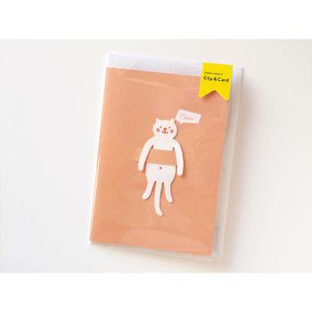 クリップ&カード（キャット）新感覚の紙クリップカード [ SUGAI WORLD スガイワールド] Clip&Card CAT