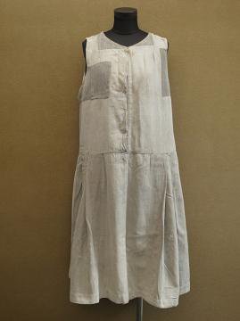 1930's striped N/SL dress 