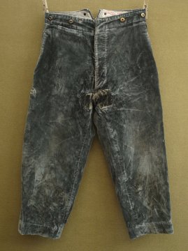 cir. 1930's velvet work trousers 