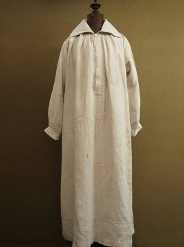 early 20th c. linen painter smock