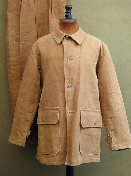 paris mettez フレンチリネンハンティングコート