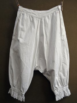 early 20th c. white cotton drawers 