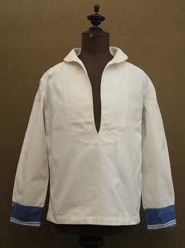 cir. 1930-1940's cotton sailor top + collar
