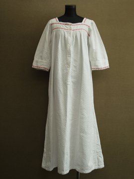 early 20th c. white long dress S/SL 