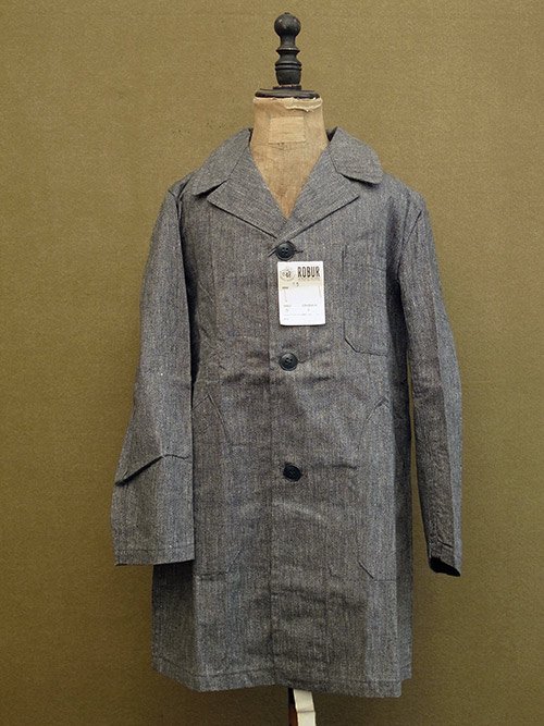 1940-1950's kids' atelier coat dead stock - フレンチ・ヴィンテージ