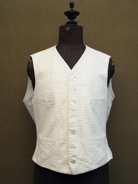 early 20th c. white gilet 