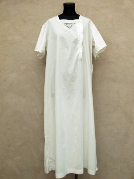 early 20th c. white S/SL dress side button
