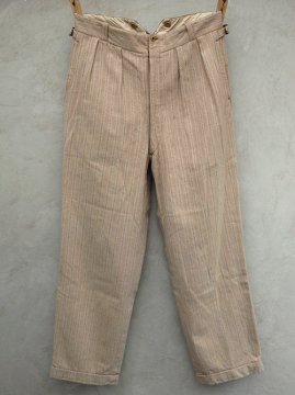 cir.1930's striped wool trousers 
