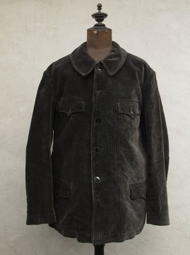 cir.1940-1950's black cord jacket 