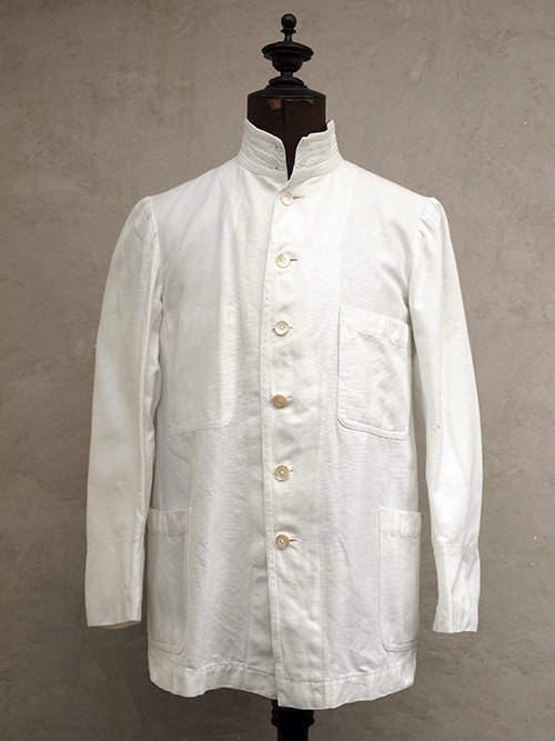1930's white cotton colonial jacket 
