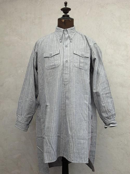 cir.1930-1940's striped cotton shirt 
