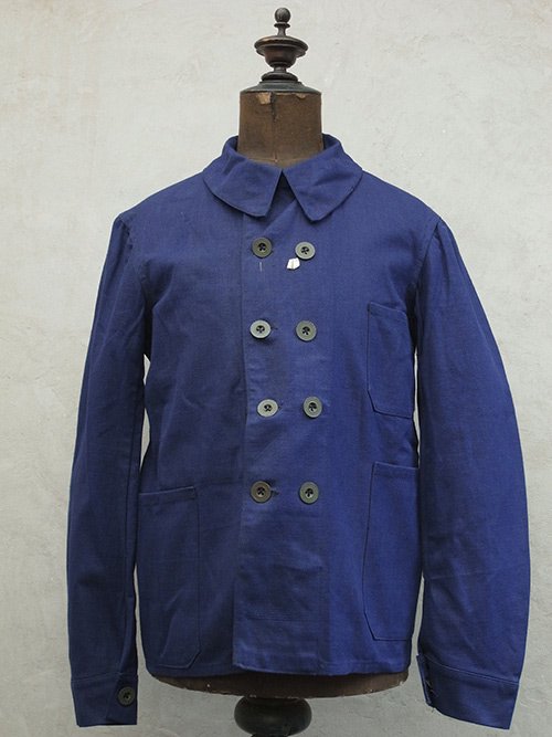 cir.1930-1940's double breasted work jacket dead stock - フレンチ ...