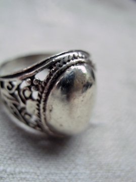 19th c. silver ring