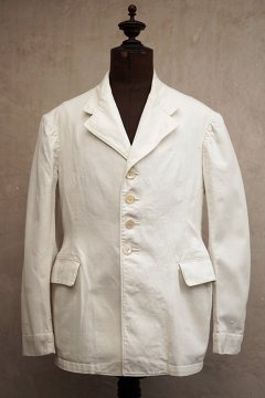 ~1930's white cotton jacket 