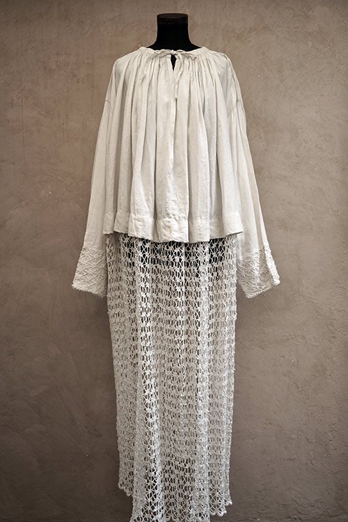 vintage French church smock