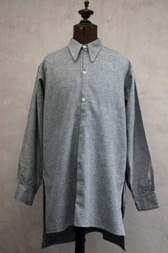 1930's gray cotton shirt dead stock