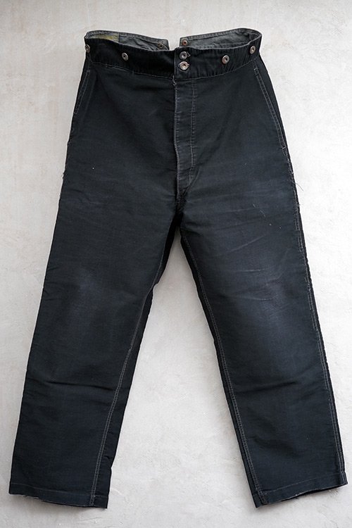 black molskin pants