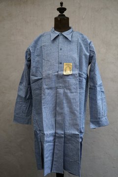 cir.1930's blue cotton shirt 