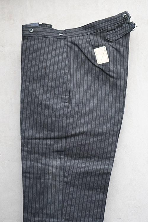 striped work trousers