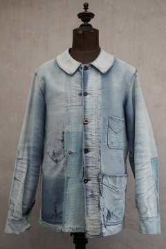 1930's-1940's blue moleskin work jacket 