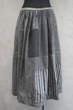 cir.1930's patched gray skirt