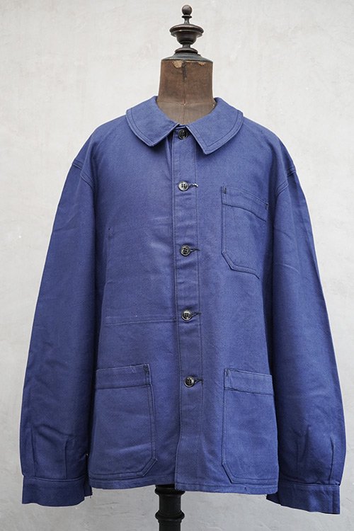日本製 2ウェイ 1940s Blue Moleskin Jacket 【dead stock