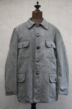 cir.1940's salt&pepper cotton hunting jacket